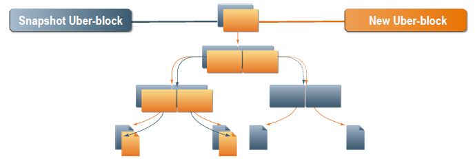 COW Snapshot structure