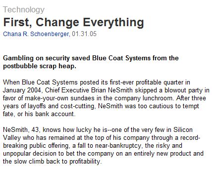 Brian NeSmith profitability news